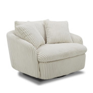 Boomer Large Swivel Chair w/ 2 toss plws By Parker House