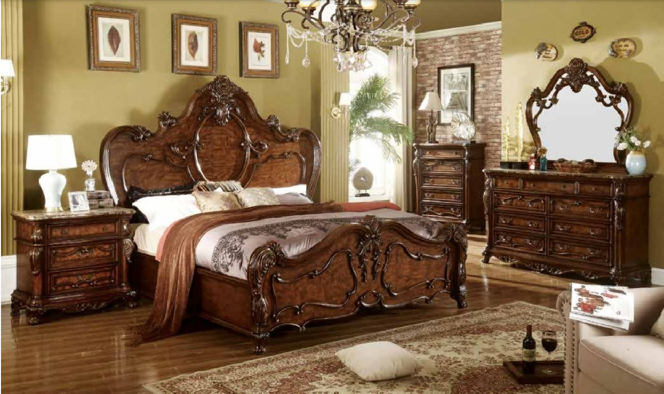 B7189 5PC Queen Size Bedroom Set Collection by McFerran Furnishings