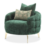 Chair Emerald Gold Celine by Michael Amini LFR-CLNE835-EMD-806