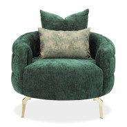 Chair Emerald Gold Celine by Michael Amini LFR-CLNE835-EMD-806