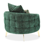 Chair Emerald Gold Celine by Michael Amini LFR-CLNE835-EMD-806