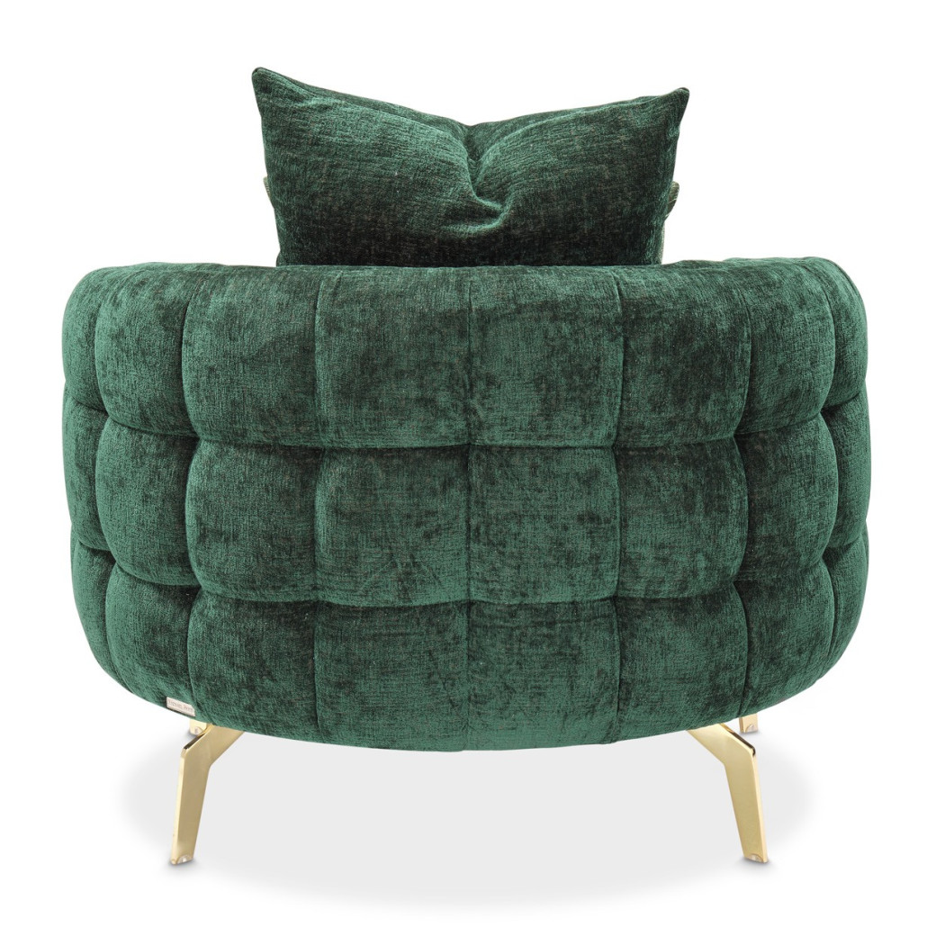 Chair Emerald Gold Celine by Michael Amini LFR-CLNE835-EMD-806