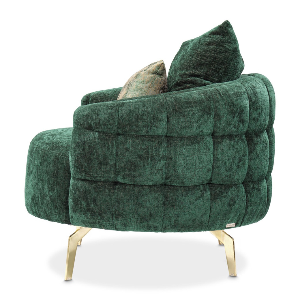 Chair Emerald Gold Celine by Michael Amini LFR-CLNE835-EMD-806