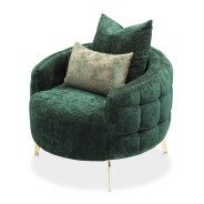 Chair Emerald Gold Celine by Michael Amini LFR-CLNE835-EMD-806