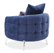 Chair Indigo Silver Celine by Michael Amini LFR-CLNE835-IDG-808