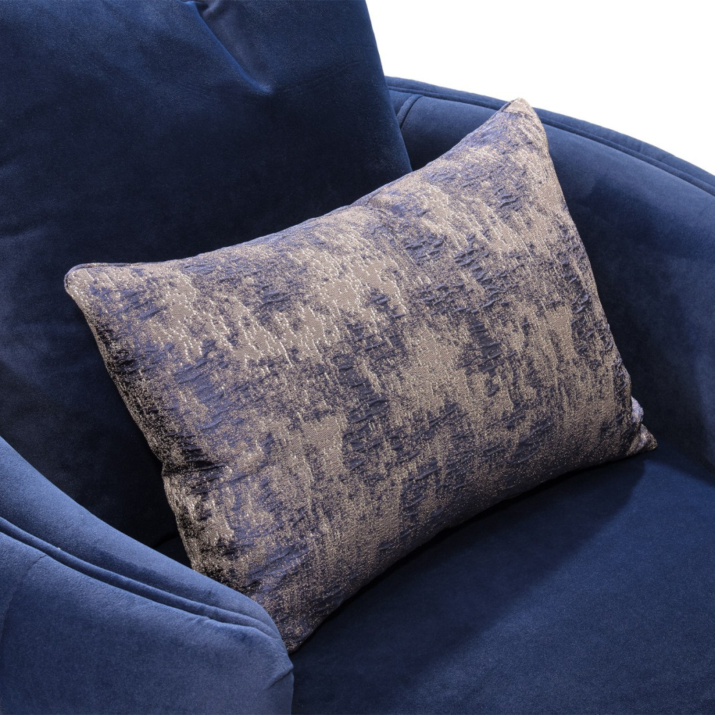 Chair Indigo Silver Celine by Michael Amini LFR-CLNE835-IDG-808