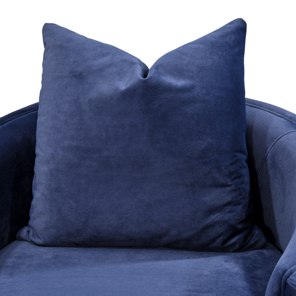 Chair Indigo Silver Celine by Michael Amini LFR-CLNE835-IDG-808