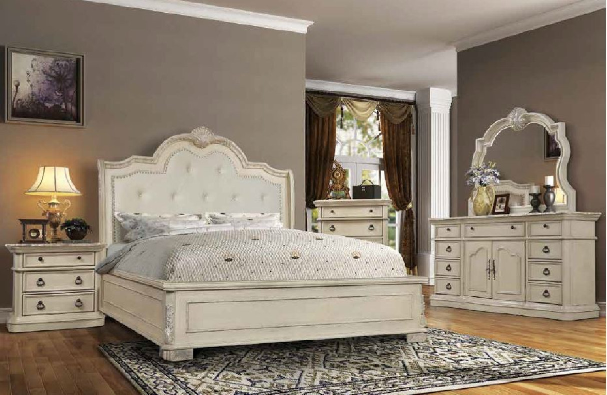 B6007 5PC King Size Bedroom Collection Traditional Style by McFerran Furnishings