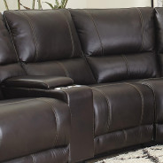 6PC Whitman Verona Coffee Top Grain Leather Modular Powered Free Motion Cordless By Parker-House Furniture.MWHI-PACKA(H)-P50-VCO