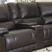 6PC Whitman Verona Coffee Top Grain Leather Modular Powered Free Motion Cordless By Parker-House Furniture.MWHI-PACKA(H)-P50-VCO