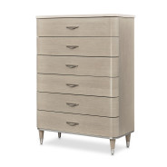 6 Drawer Vertical Storage Cabinets-Chest of Drawers Eclipse Collection by Michael Amini.KI-ECLP070-135