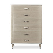 6 Drawer Vertical Storage Cabinets-Chest of Drawers Eclipse Collection by Michael Amini.KI-ECLP070-135