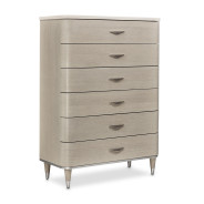 6 Drawer Vertical Storage Cabinets-Chest of Drawers Eclipse Collection by Michael Amini.KI-ECLP070-135