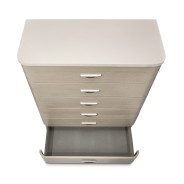 6 Drawer Vertical Storage Cabinets-Chest of Drawers Eclipse Collection by Michael Amini.KI-ECLP070-135