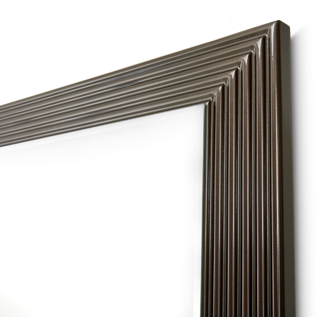 Mirror Glossy Mocha Sand Lousanne Collection By Michael Amini . LFR-LUSN260-414