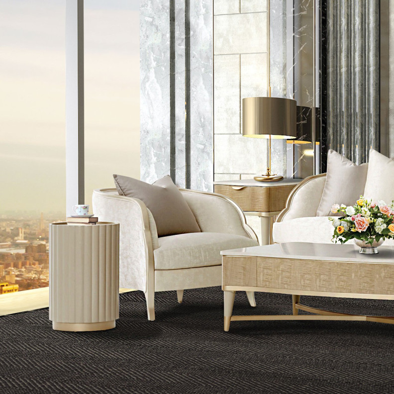 Chair Malibu Crest Chardonnay Finish Collection by Michael Amini. N9007835-CLDWH-822