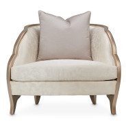 Chair Malibu Crest Chardonnay Finish Collection by Michael Amini. N9007835-CLDWH-822