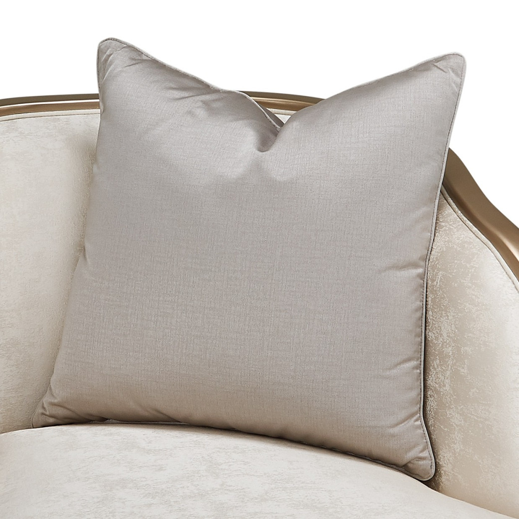 Chair Malibu Crest Chardonnay Finish Collection by Michael Amini. N9007835-CLDWH-822