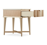 End Table Malibu Crest Chardonnay Finish Collection by Michael Amini. N9007202-131