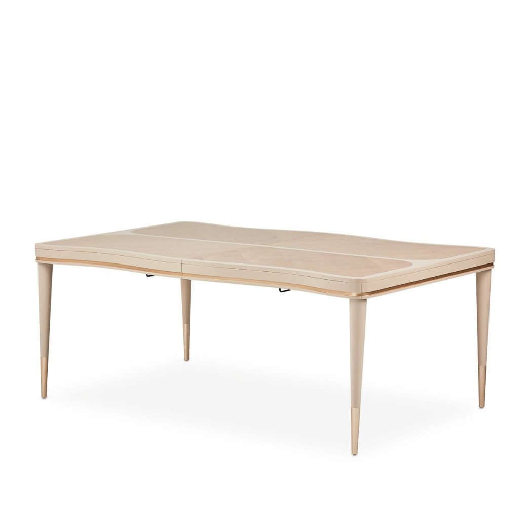 4 Leg Rectangular Dining Table Malibu Crest-V129 Collection By Michael Amini