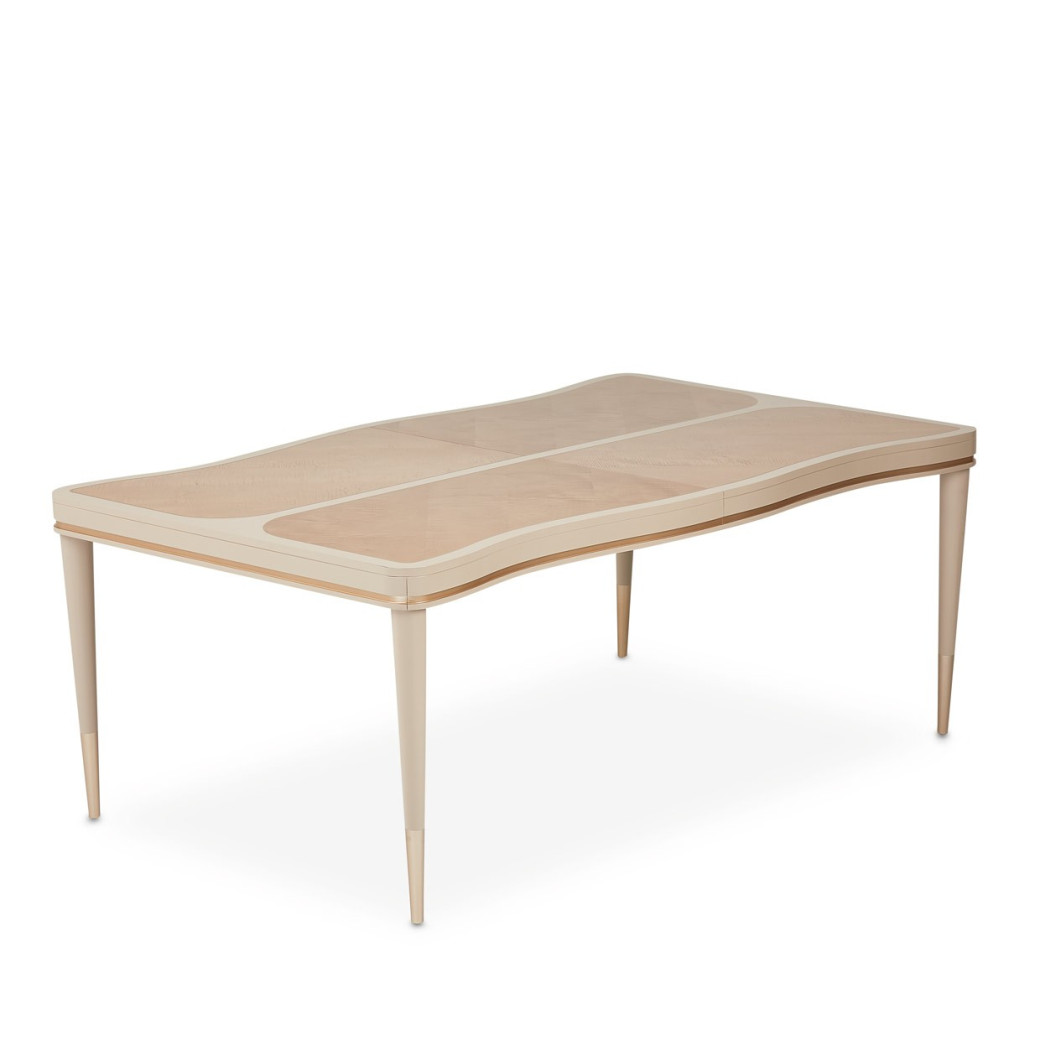 4 Leg Rectangular Dining Table Malibu Crest-V129 Collection By Michael Amini