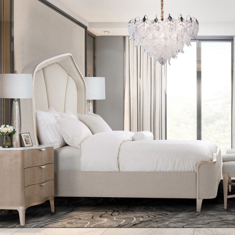 Curved Panel Bed Malibu Crest Collection By Michael Amini