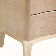 Accent Cabinet-Night Stand Malibu Crest Chardonnay Finish Collection by Michael Amini. 9007040-131