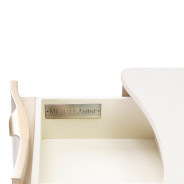Accent Cabinet-Night Stand Malibu Crest Chardonnay Finish Collection by Michael Amini. 9007040-131
