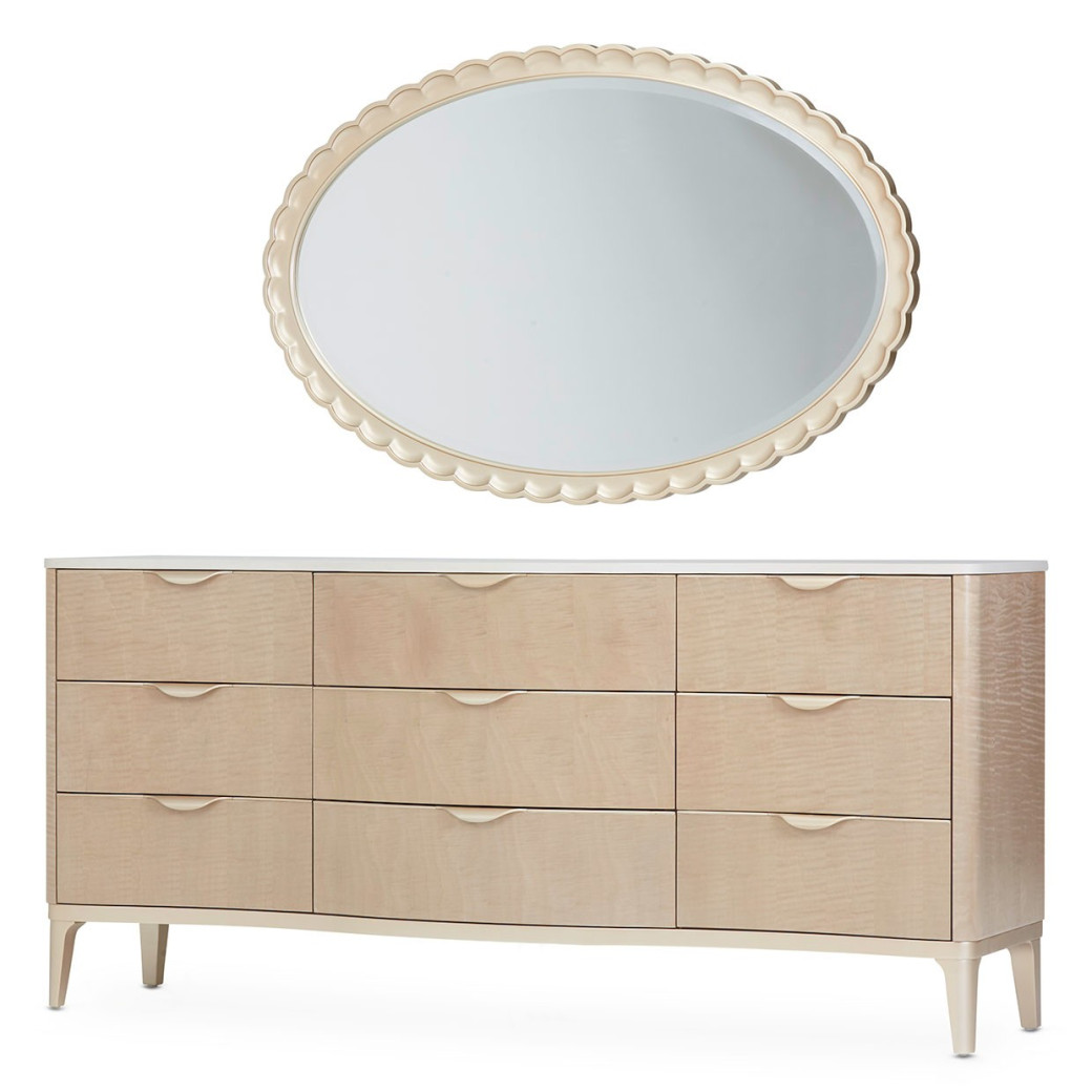 Storage Console- Dresser Malibu Crest Collection By Michael Amini