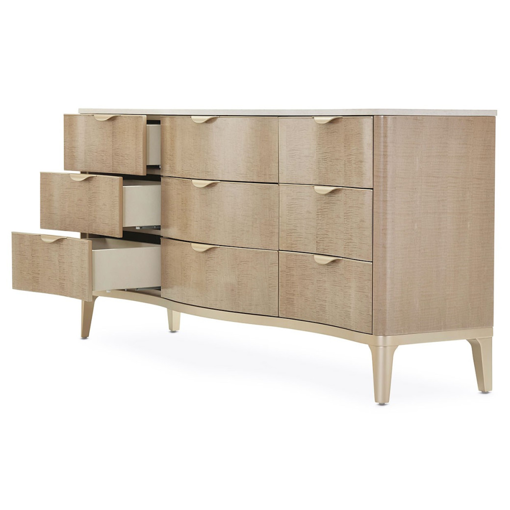 Storage Console- Dresser Malibu Crest Collection By Michael Amini