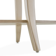 Console Table W/Glass Malibu Collection By Michael Amini