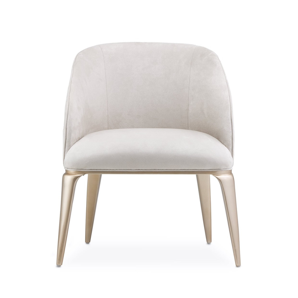 Malibu Crest Vanity Chair Chardonnay By Michael Amini