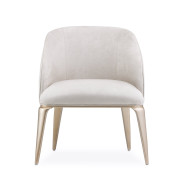 Malibu Crest Vanity Chair Chardonnay By Michael Amini