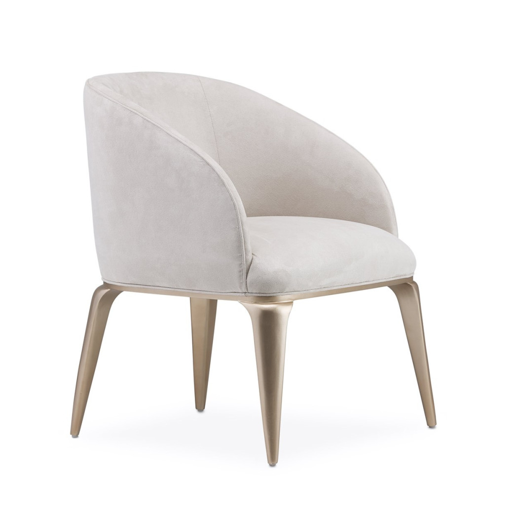 Malibu Crest Vanity Chair Chardonnay By Michael Amini