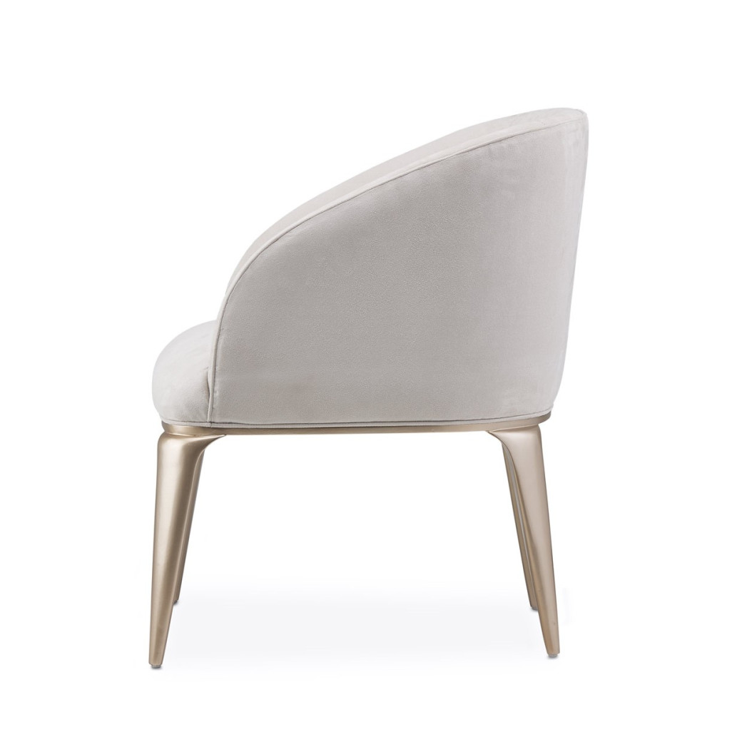 Malibu Crest Vanity Chair Chardonnay By Michael Amini