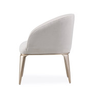 Malibu Crest Vanity Chair Chardonnay By Michael Amini