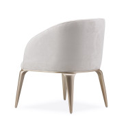 Malibu Crest Vanity Chair Chardonnay By Michael Amini