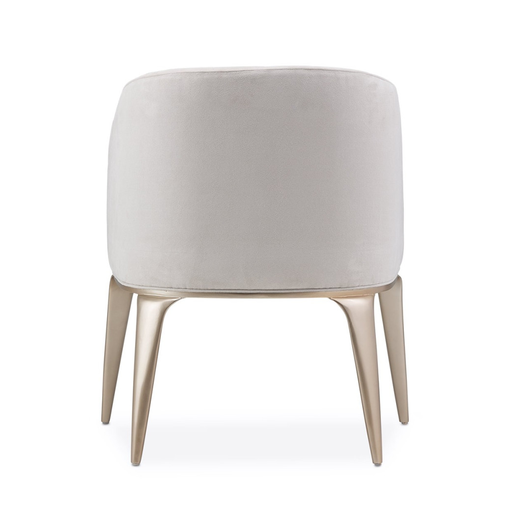 Malibu Crest Vanity Chair Chardonnay By Michael Amini