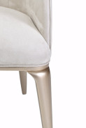 Malibu Crest Vanity Chair Chardonnay By Michael Amini