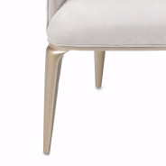 Malibu Crest Vanity Chair Chardonnay By Michael Amini