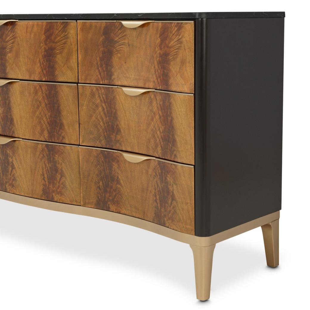 Sideboard Malibu Crest Crotch Mahogany Collection By Michael Amini.9007007-411