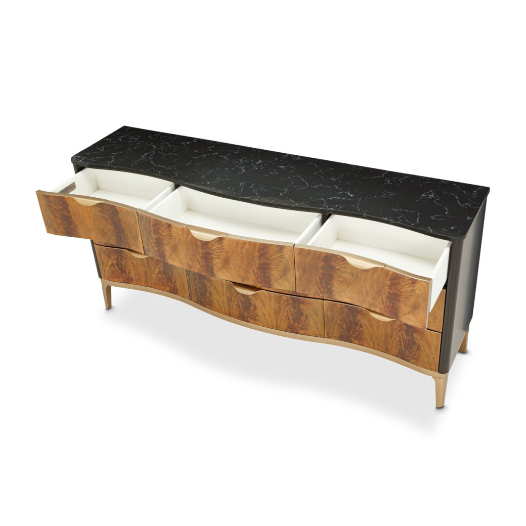 Sideboard Malibu Crest Crotch Mahogany Collection By Michael Amini.9007007-411