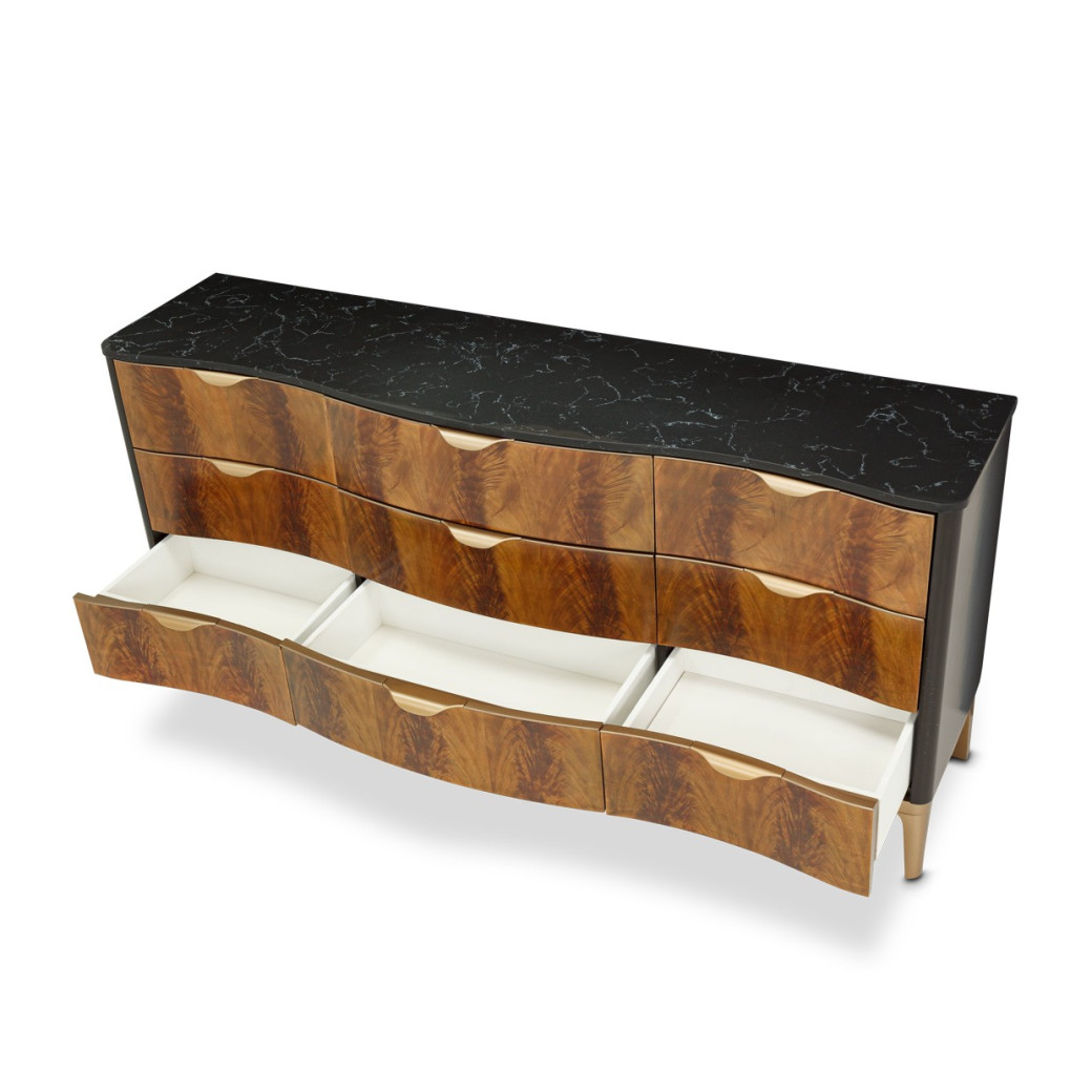 Sideboard Malibu Crest Crotch Mahogany Collection By Michael Amini.9007007-411