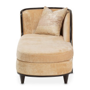 Chaise Malibu Crest Crotch Mahogany Collection By Michael Amini