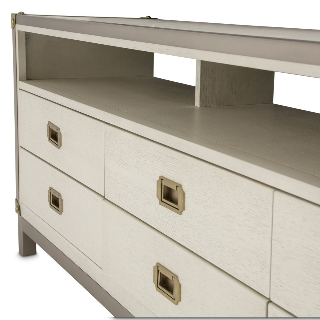 TV Console Menlo Station Collection by Michael Amini