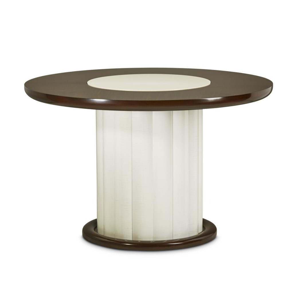 Round Dining Table set Paris Chic Collection By Michael Amini