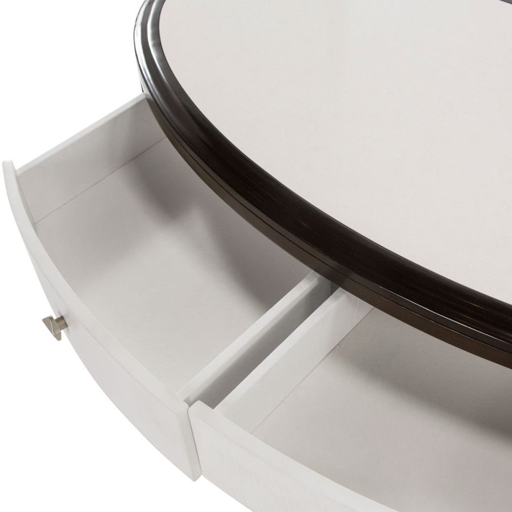 Oval Cocktail Table Paris Chic Collection By Michael Amini