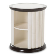 Round End Table Paris Chic Collection By Michael Amini. NF9003202-409