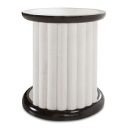 Round End Table Paris Chic Collection By Michael Amini. NF9003202-409