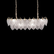 LT-CH972-12CLR Michael Amini Lighting- Autumn Rectangular Light Chandelier